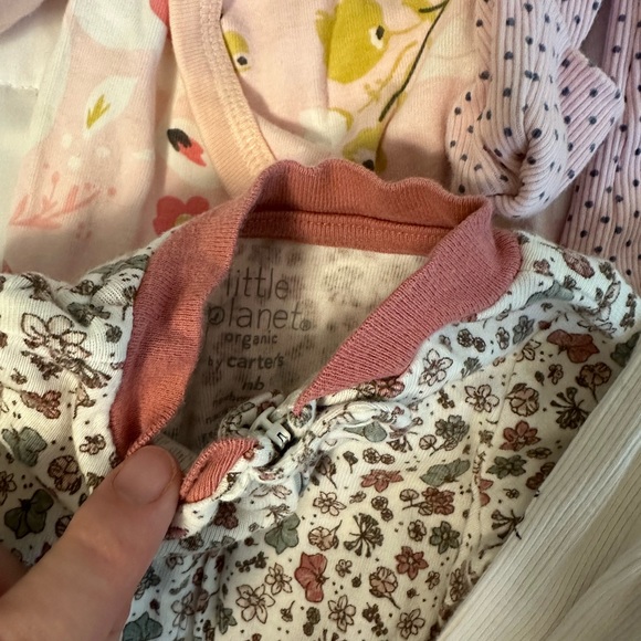 5 Carters Baby Sleeper Footies Lot Bundle - Picture 3 of 4